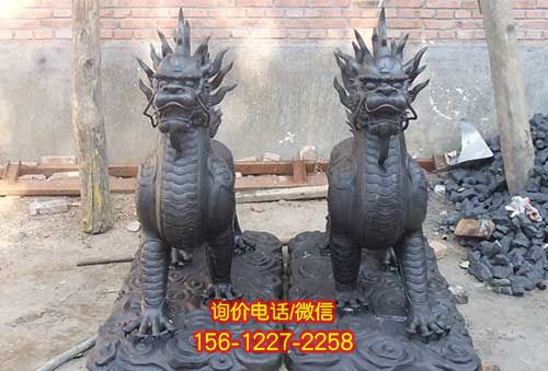 麒麟不銹鋼景觀雕塑 麒麟不銹鋼景觀雕塑