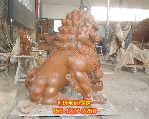 石雕獅子 雕塑 完美展現寺廟庭院精神 石雕獅子 雕塑 完美展現寺廟庭院精神