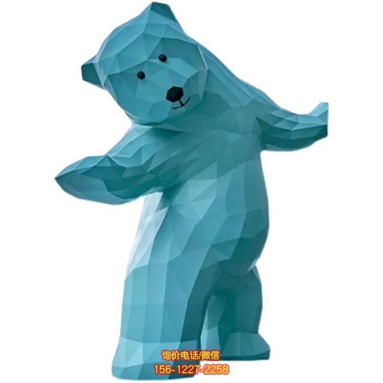 玻璃鋼切面雕塑，優雅而靈動