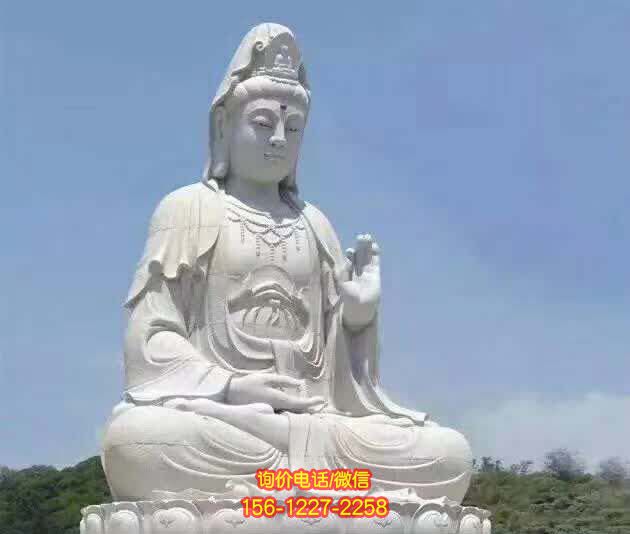觀音雕塑-景區(qū)戶外大型漢白玉石雕觀音雕塑 觀音雕塑-景區(qū)戶外大型漢白玉石雕觀音雕塑