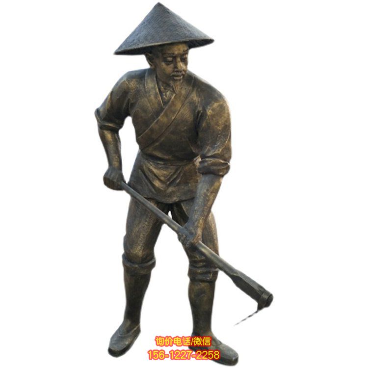 景區農耕文化雕塑——玻璃鋼人物