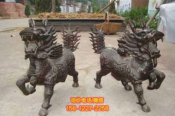 麒麟景區不銹鋼雕塑 麒麟景區不銹鋼雕塑