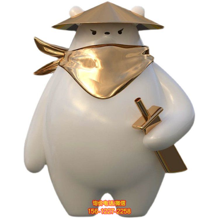 玻璃鋼卡通公仔雕塑：精致外形與精湛工藝完美結合