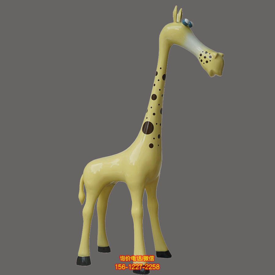 長頸鹿雕塑-公園游樂園卡通玻璃鋼長頸鹿雕塑 長頸鹿雕塑-公園游樂園卡通玻璃鋼長頸鹿雕塑