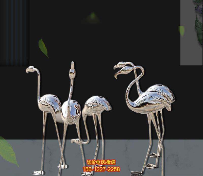 火烈鳥(niǎo)雕塑-校園廣場(chǎng)擺放不銹鋼抽象火烈鳥(niǎo)雕塑 火烈鳥(niǎo)雕塑-校園廣場(chǎng)擺放不銹鋼抽象火烈鳥(niǎo)雕塑