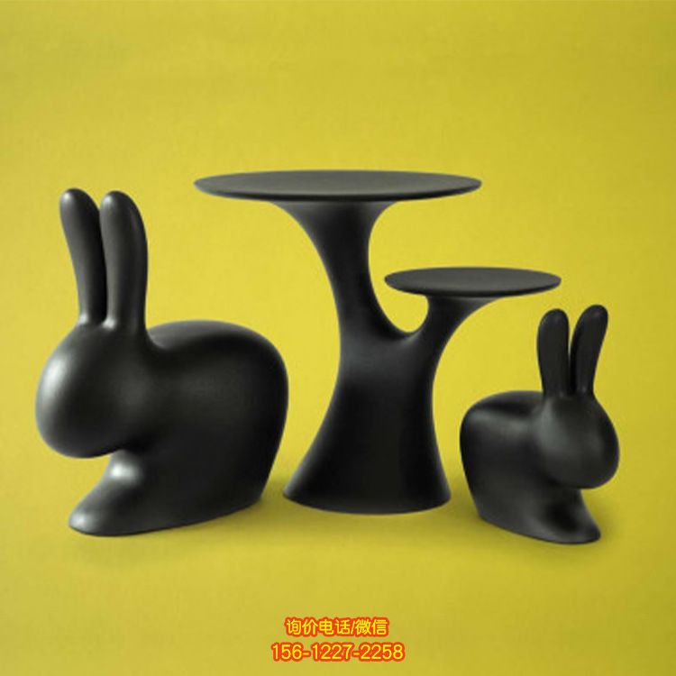 兒童樂園卡通動物兔子坐凳玻璃鋼雕塑動物公仔模型創意兒童座椅 兒童樂園卡通動物兔子坐凳玻璃鋼雕塑動物公仔模型創意兒童座椅