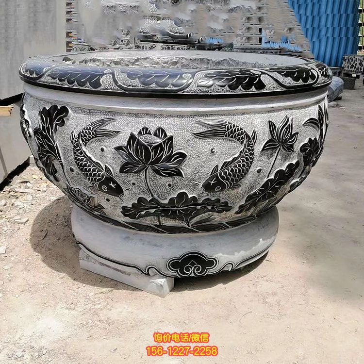 批量定制青石石雕花盆魚缸 仿古做舊戶外園林廣場(chǎng)裝飾石花盆_5804 批量定制青石石雕花盆魚缸 仿古做舊戶外園林廣場(chǎng)裝飾石花盆_5804