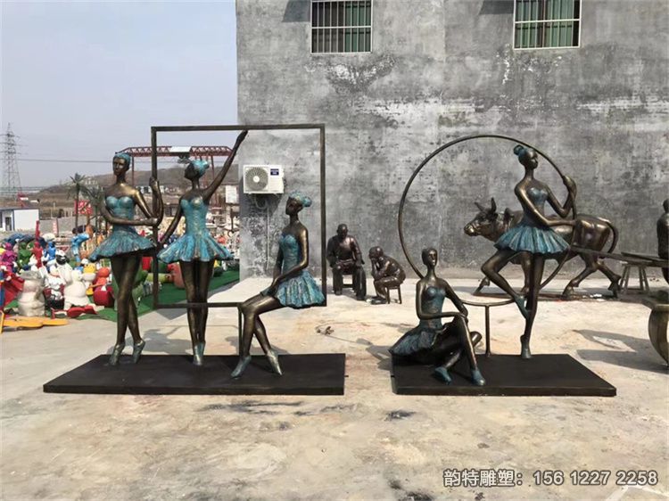 舞蹈人物雕像 跳芭蕾舞女孩雕塑 舞蹈人物雕像 跳芭蕾舞女孩雕塑