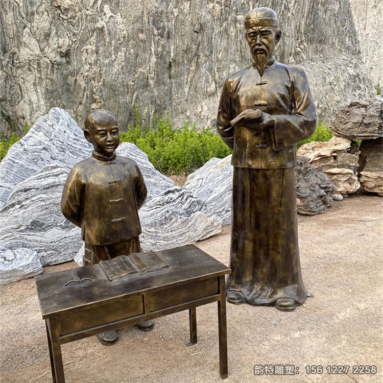 古代讀書人物雕塑04 古代讀書人物雕塑04