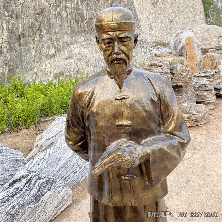 古代讀書人物雕塑08 古代讀書人物雕塑08