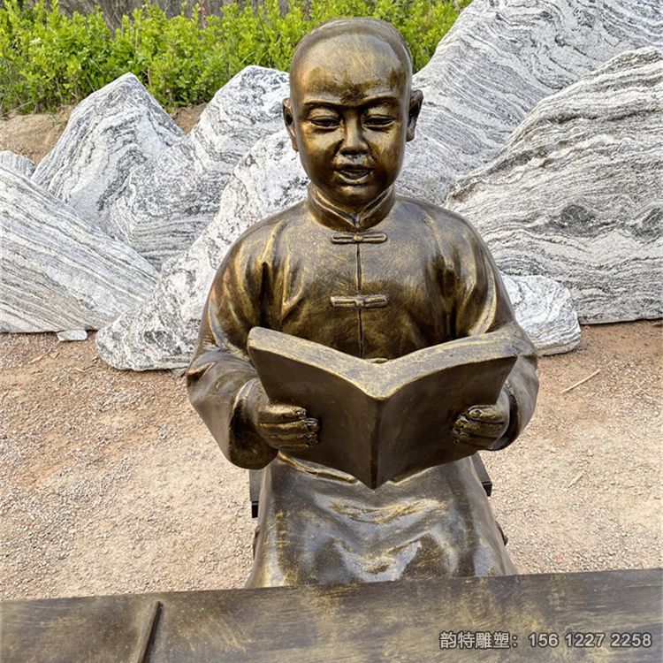 古代讀書人物雕塑05 古代讀書人物雕塑05