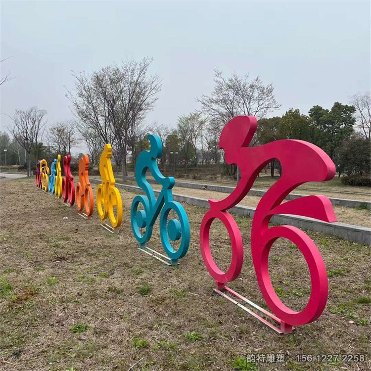 不銹鋼剪影騎車(chē)人物雕塑,抽象運(yùn)動(dòng)人物雕塑加工廠家 不銹鋼剪影騎車(chē)人物雕塑,抽象運(yùn)動(dòng)人物雕塑加工廠家