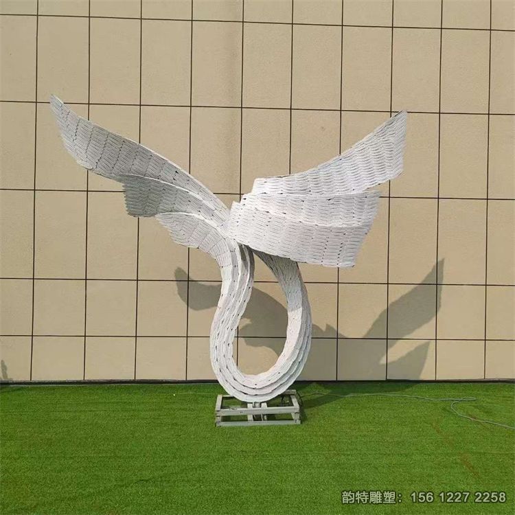 不銹鋼異形翅膀雕塑,不銹鋼鏡面抽象翅膀雕塑 不銹鋼異形翅膀雕塑,不銹鋼鏡面抽象翅膀雕塑