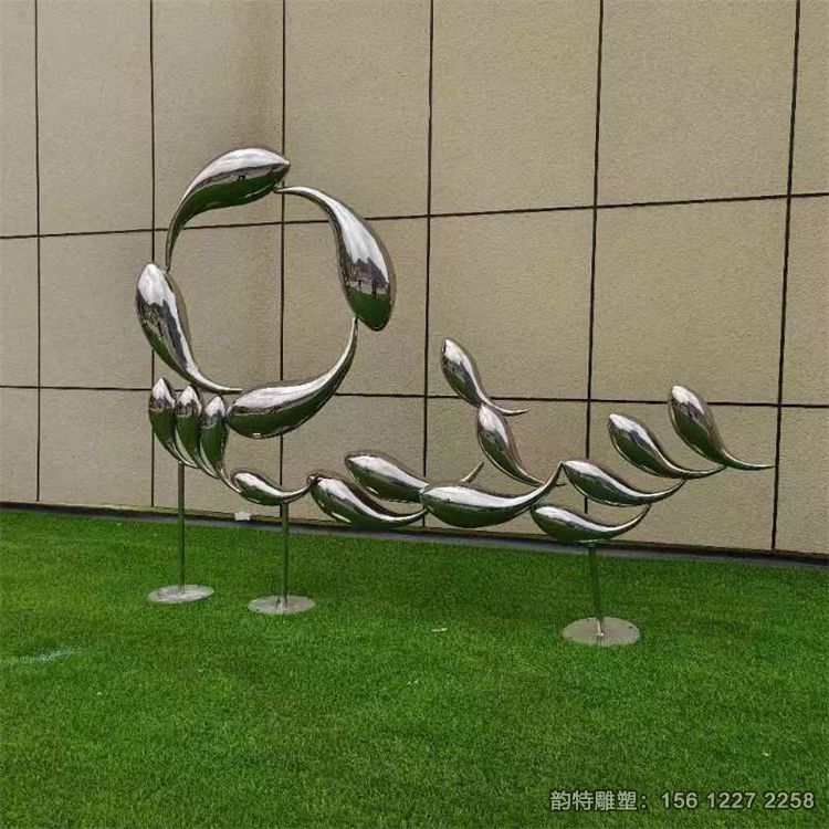 不銹鋼魚雕塑114 不銹鋼魚雕塑114