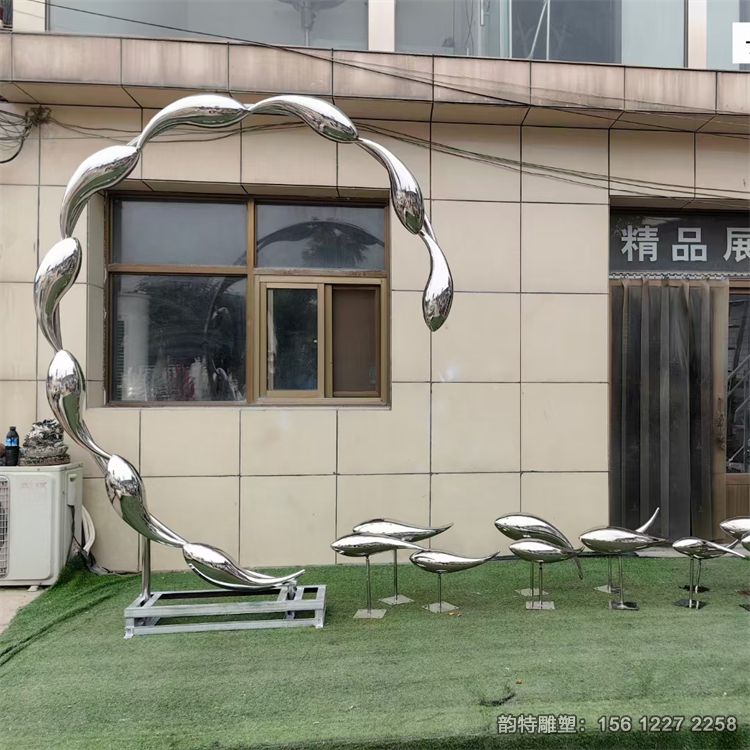 不銹鋼魚雕塑121 不銹鋼魚雕塑121