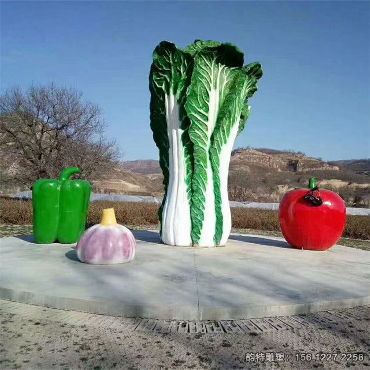 玻璃鋼白菜雕塑,仿真蔬菜水果雕塑制作廠家 玻璃鋼白菜雕塑,仿真蔬菜水果雕塑制作廠家
