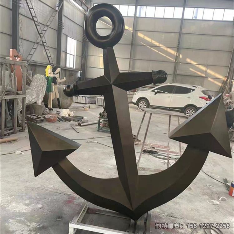 廣場不銹鋼船錨雕塑,加工定做大型雕塑船錨 廣場不銹鋼船錨雕塑,加工定做大型雕塑船錨