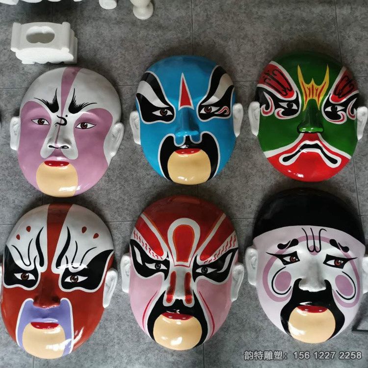 臉譜雕塑39 臉譜雕塑39