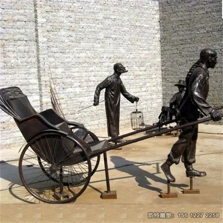 拉黃包車雕塑18 拉黃包車雕塑18
