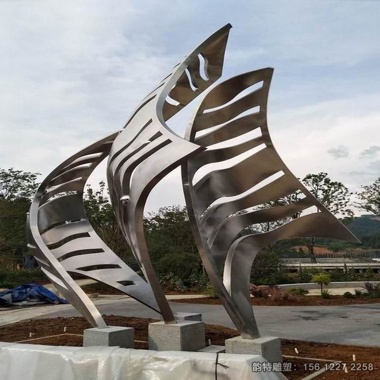 大型不銹鋼帆船雕塑,抽象帆船造型雕塑公司 大型不銹鋼帆船雕塑,抽象帆船造型雕塑公司