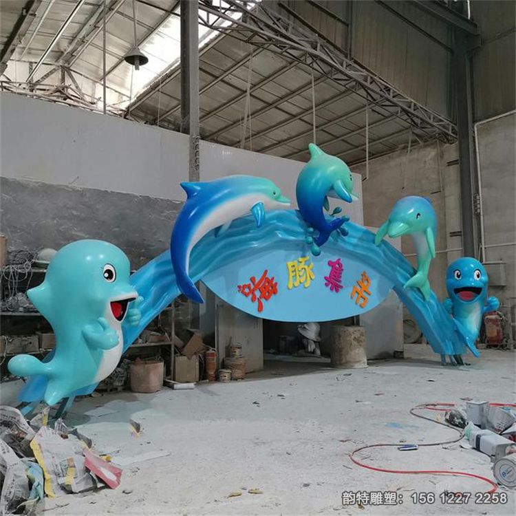 玻璃鋼卡通門頭雕塑,游樂場幼兒園門頭雕塑 玻璃鋼卡通門頭雕塑,游樂場幼兒園門頭雕塑