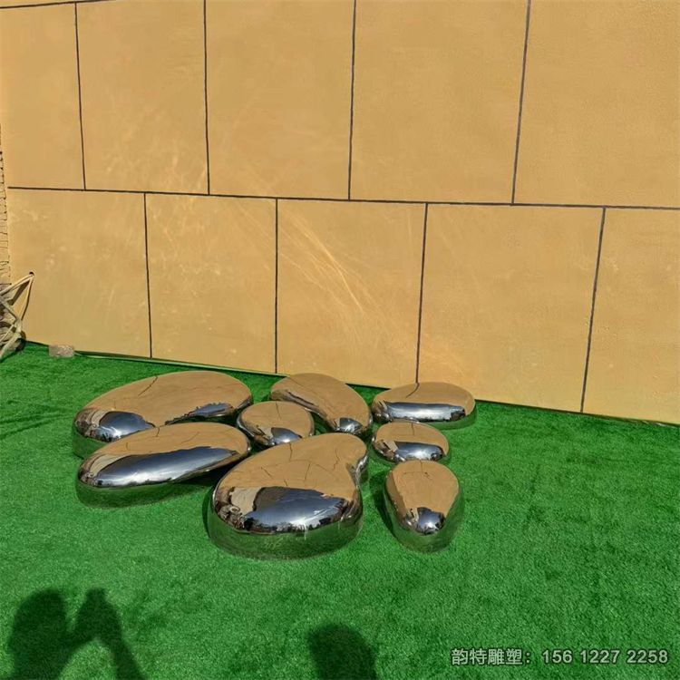 鏡面不銹鋼鵝卵石雕塑64 鏡面不銹鋼鵝卵石雕塑64