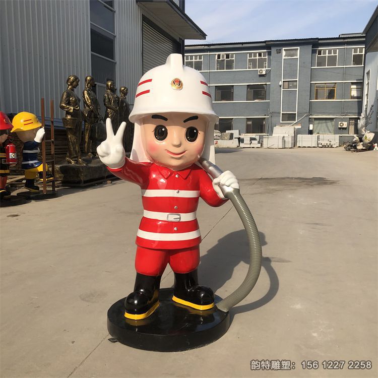 玻璃鋼消防戰士雕塑,抗震救災雕塑 玻璃鋼消防戰士雕塑,抗震救災雕塑