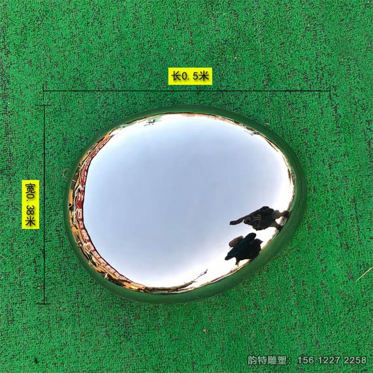 鏡面不銹鋼鵝卵石雕塑14 鏡面不銹鋼鵝卵石雕塑14