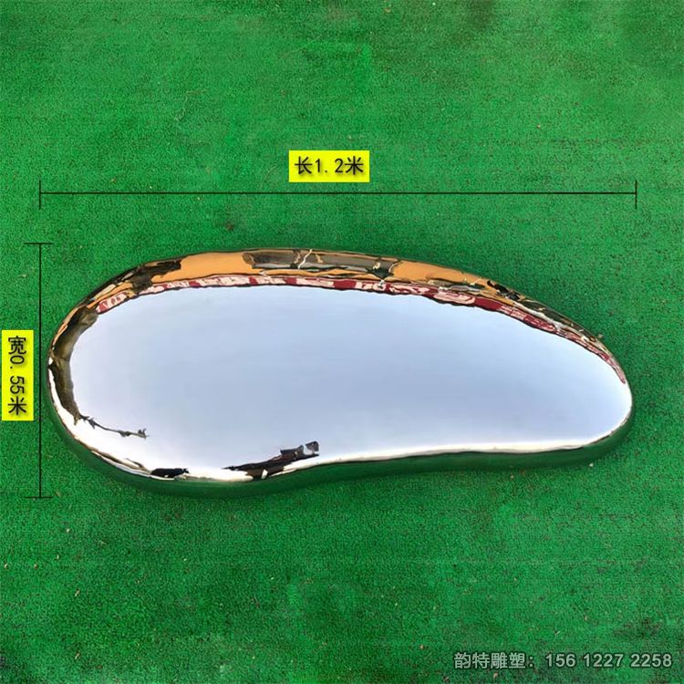 鏡面不銹鋼鵝卵石雕塑15 鏡面不銹鋼鵝卵石雕塑15