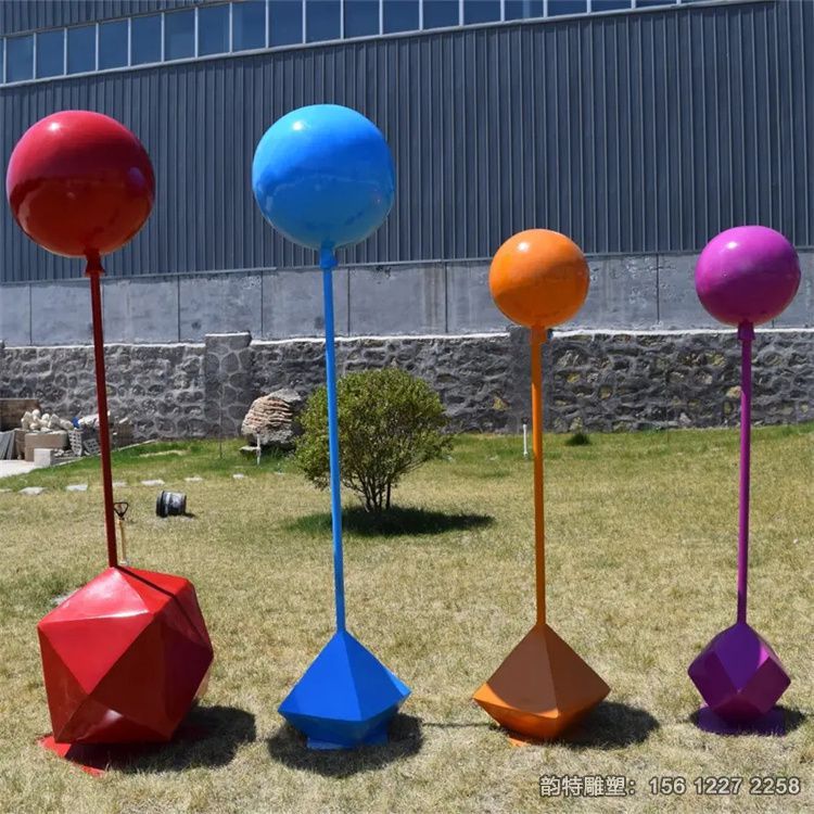 玻璃鋼彩色氣球雕塑,加工定做城市雕塑氣球 玻璃鋼彩色氣球雕塑,加工定做城市雕塑氣球