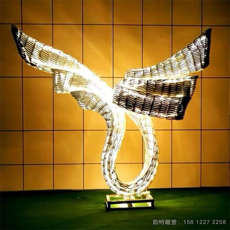 不銹鋼異形翅膀雕塑,不銹鋼鏡面抽象翅膀雕塑 不銹鋼異形翅膀雕塑,不銹鋼鏡面抽象翅膀雕塑