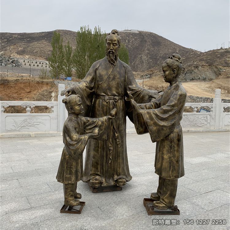 玻璃鋼孔融讓梨雕塑,幼兒園校園寓言故事雕塑 玻璃鋼孔融讓梨雕塑,幼兒園校園寓言故事雕塑