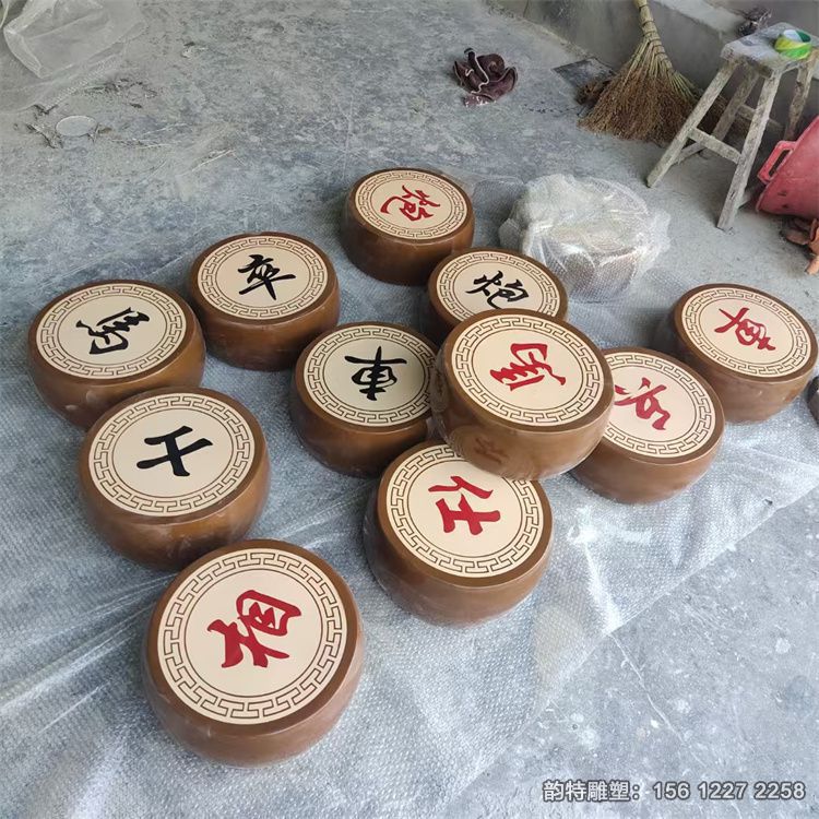 大型中國象棋雕塑 玻璃鋼仿真象棋雕塑 大型中國象棋雕塑 玻璃鋼仿真象棋雕塑