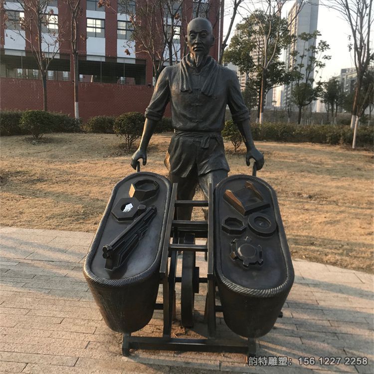 古代搬運工人雕塑,玻璃鋼裝卸工雕塑案例 古代搬運工人雕塑,玻璃鋼裝卸工雕塑案例