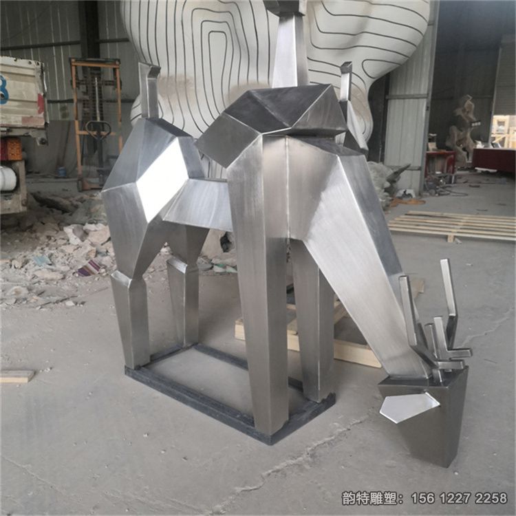 不銹鋼鹿雕塑24 不銹鋼鹿雕塑24