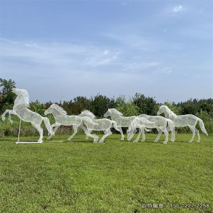 不銹鋼馬雕塑案例分享 動物雕塑馬造型 不銹鋼馬雕塑案例分享 動物雕塑馬造型